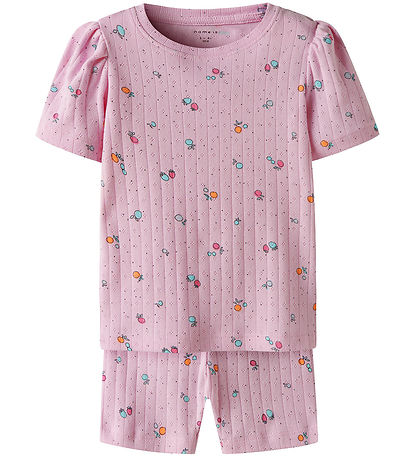 Name It Shorts Set - NmfHamanda - Radlershorts/T-Shirt - Sweet D