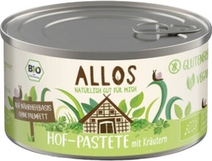 Allos Hof Pastete Kräuter, 125g
