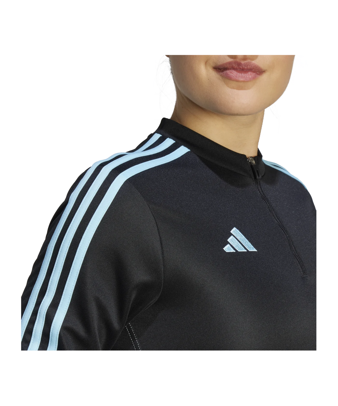 adidas Tiro 23 Club Trainingstop Damen Schwarz Schwarz Blau