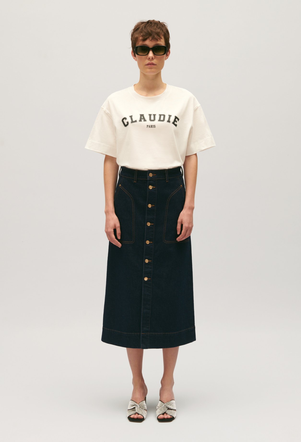 T-shirt manches courtes Claudie Paris