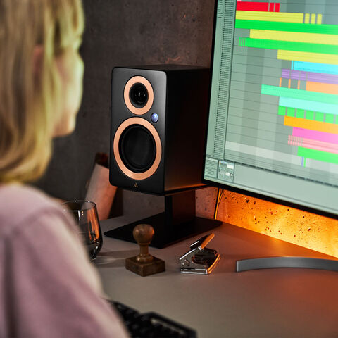 Argon Audio FORTE A4 WIFI – actieve luidsprekers met Wi-Fi-streaming Blauw