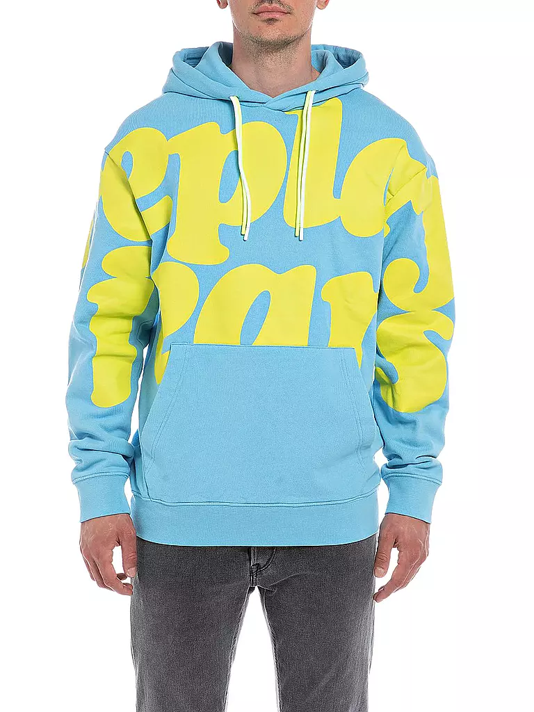 REPLAY Kapuzensweater - Hoodie  türkis