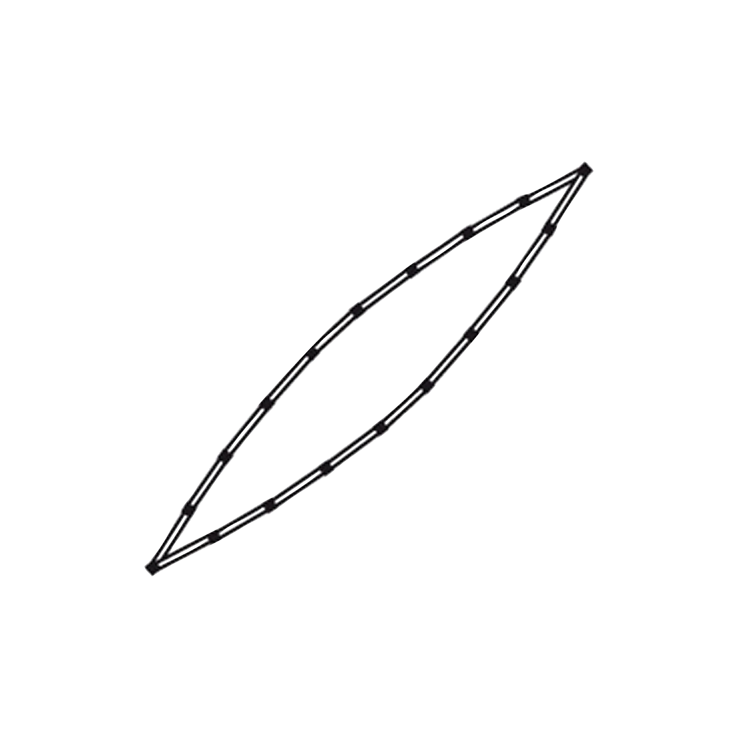 Inner Chine Rod to 18 Aluminium