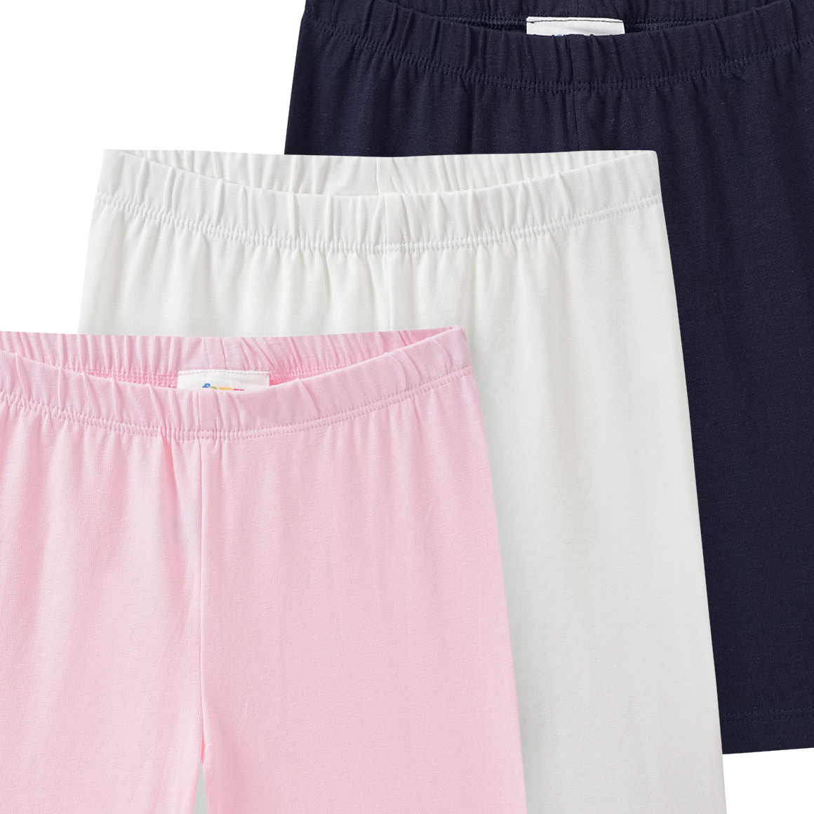 Famy 3 Baby Radler im Basic-Look hellrosa / weiss / dunkelblau