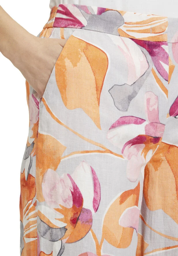 Betty Barclay Hose Casual 3/4 L Grå