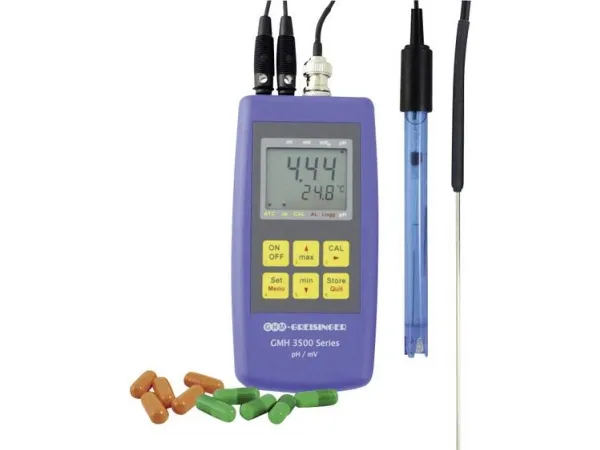 Greisinger GMH 3511 Set Kombi-måleapparat pH-værdi , Redox (ORP), Temperatur