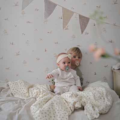 Elodie Binky Bloom Smokk 3+, Powder Pink