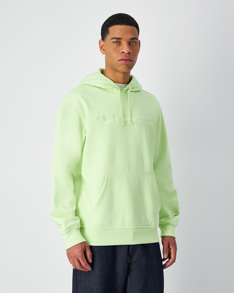 CHAMPION<br>Moletom com capuz e logotipo bordado grande