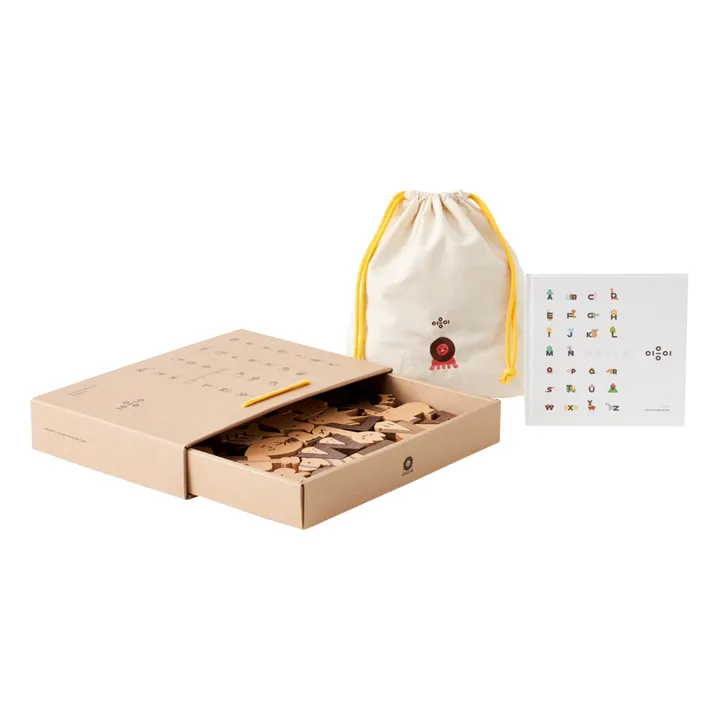 OIOIOOI Blocs alphabet en bois
