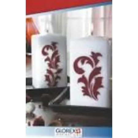 Glorex Verzierwachs hellrot 1 Platte