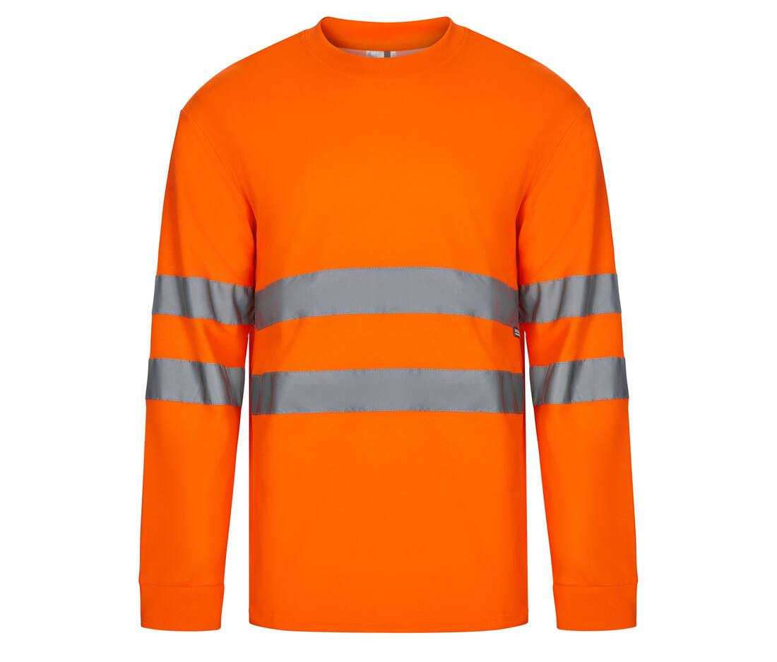 VELILLA V35614 - TEE-SHIRT ML EN COTON/POLYESTER HAUTE VISIBILITÉ