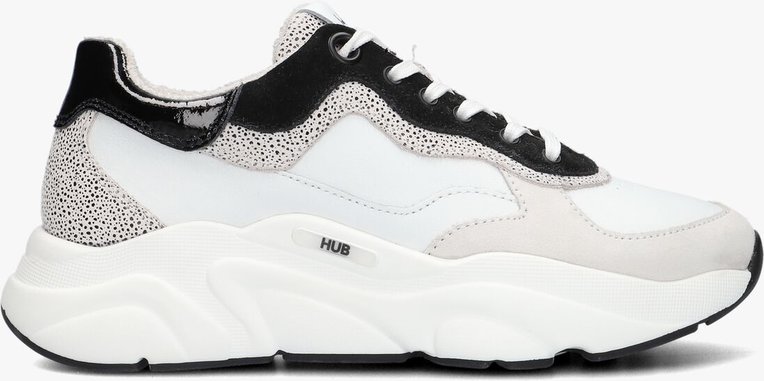 HUB witte hub lage sneakers rock-w