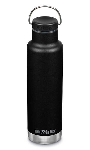 Klean Kanteen 592ml Kanteen Classic VI (Loop Cap)-BK