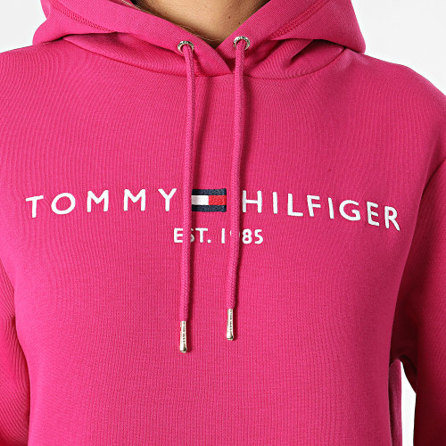 Robe Sweat Capuche Femme Regular 0061 Fuchsia