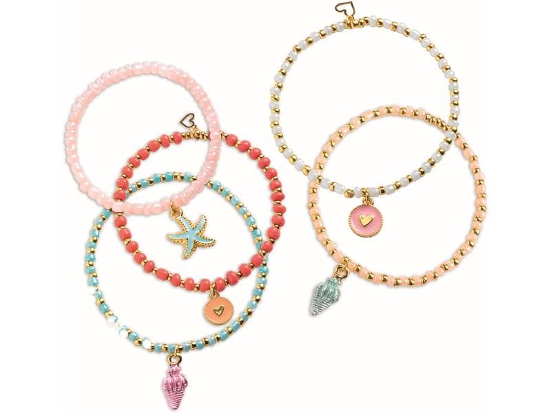 DJECO Bastelset Mehrreihige Armbänder Meer You & Me Schmuck-Bastelset