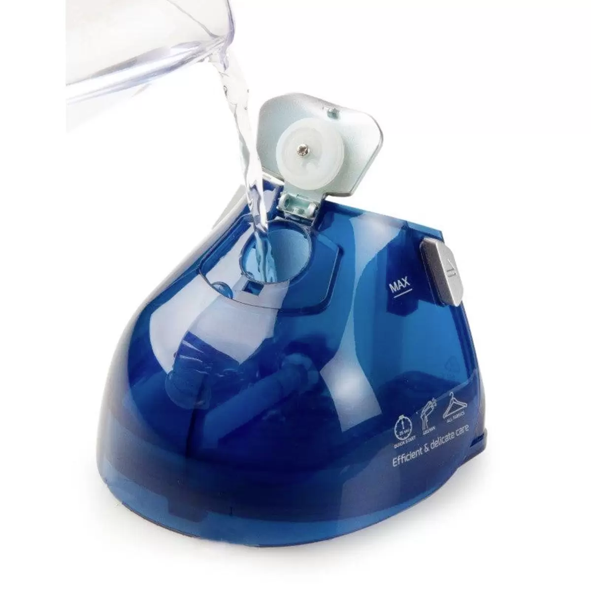 Bekleidungsdämpfer Domo DO7057S blau,weiss