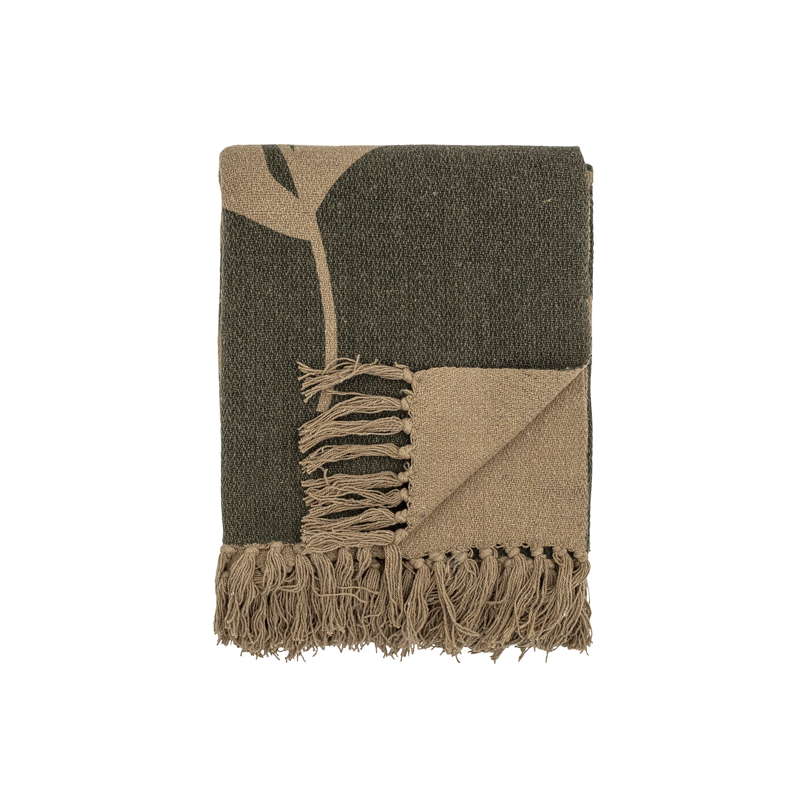 GENEVA - Plaid tissu | Vert
