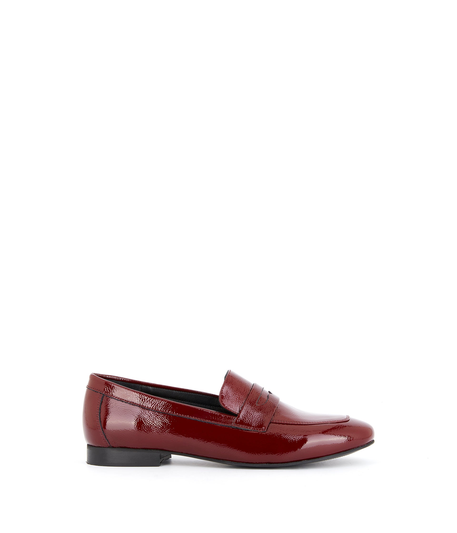 Mocassins cuir bordeaux Jessy