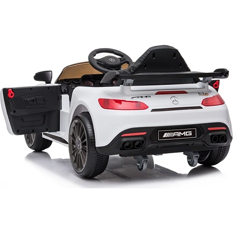 Mercedes GTR AMG elektrisk bil 12V - hvid