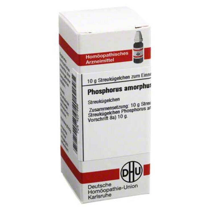 DHU Phosphorus amorph. D 12 Globuli, 10 g