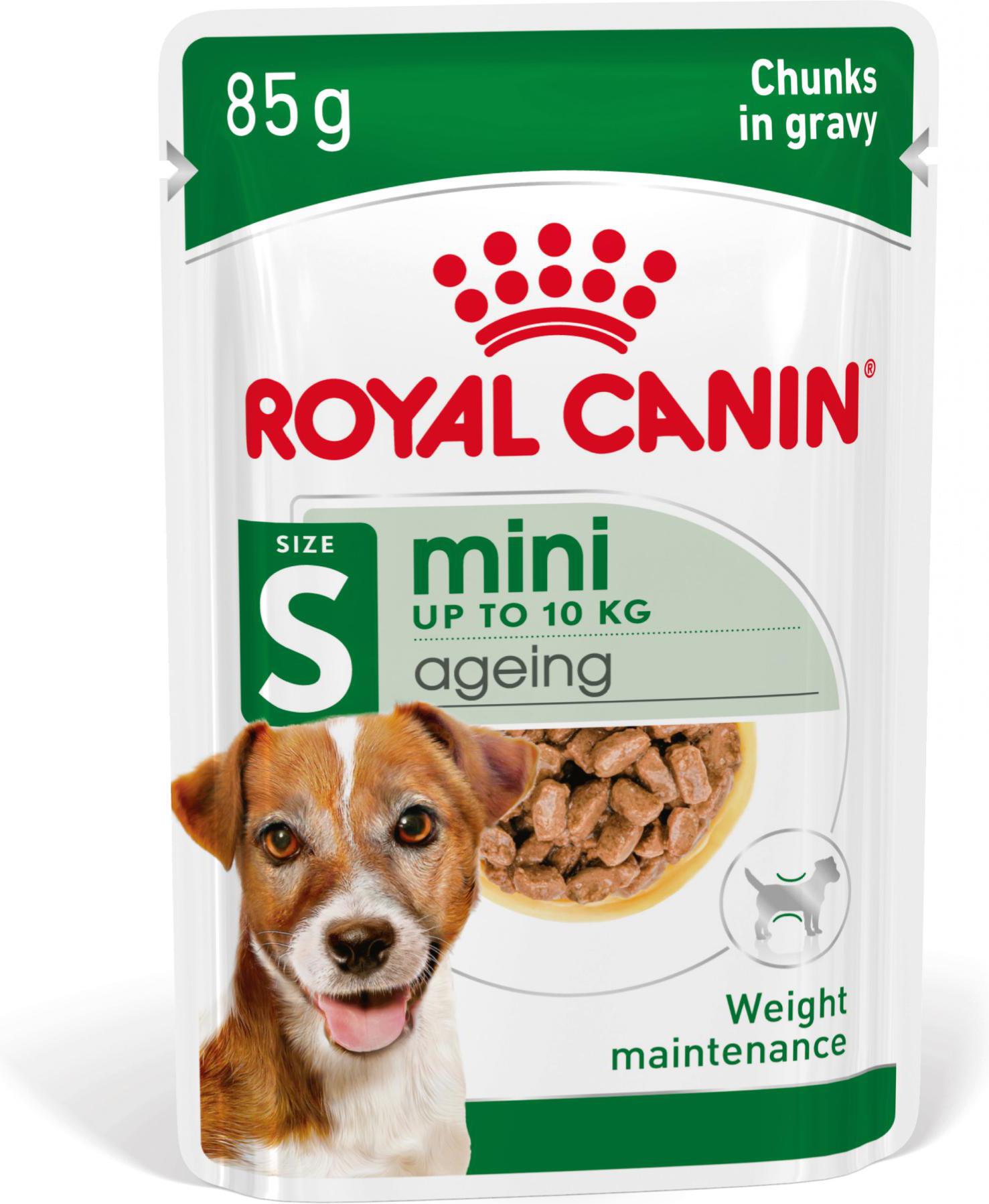Royal Canin hondenvoer in saus Mini Ageing 85 g 12 stuks