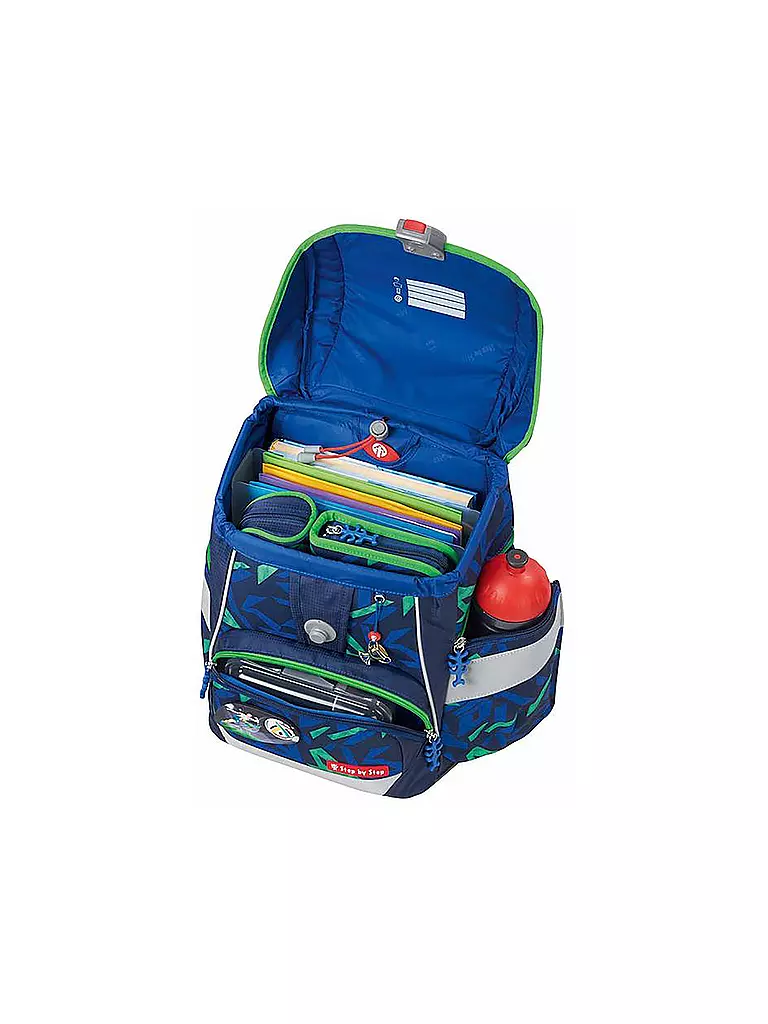 STEP BY STEP Schulranzen Set 2in1 Plus Soccer Ben  dunkelblau