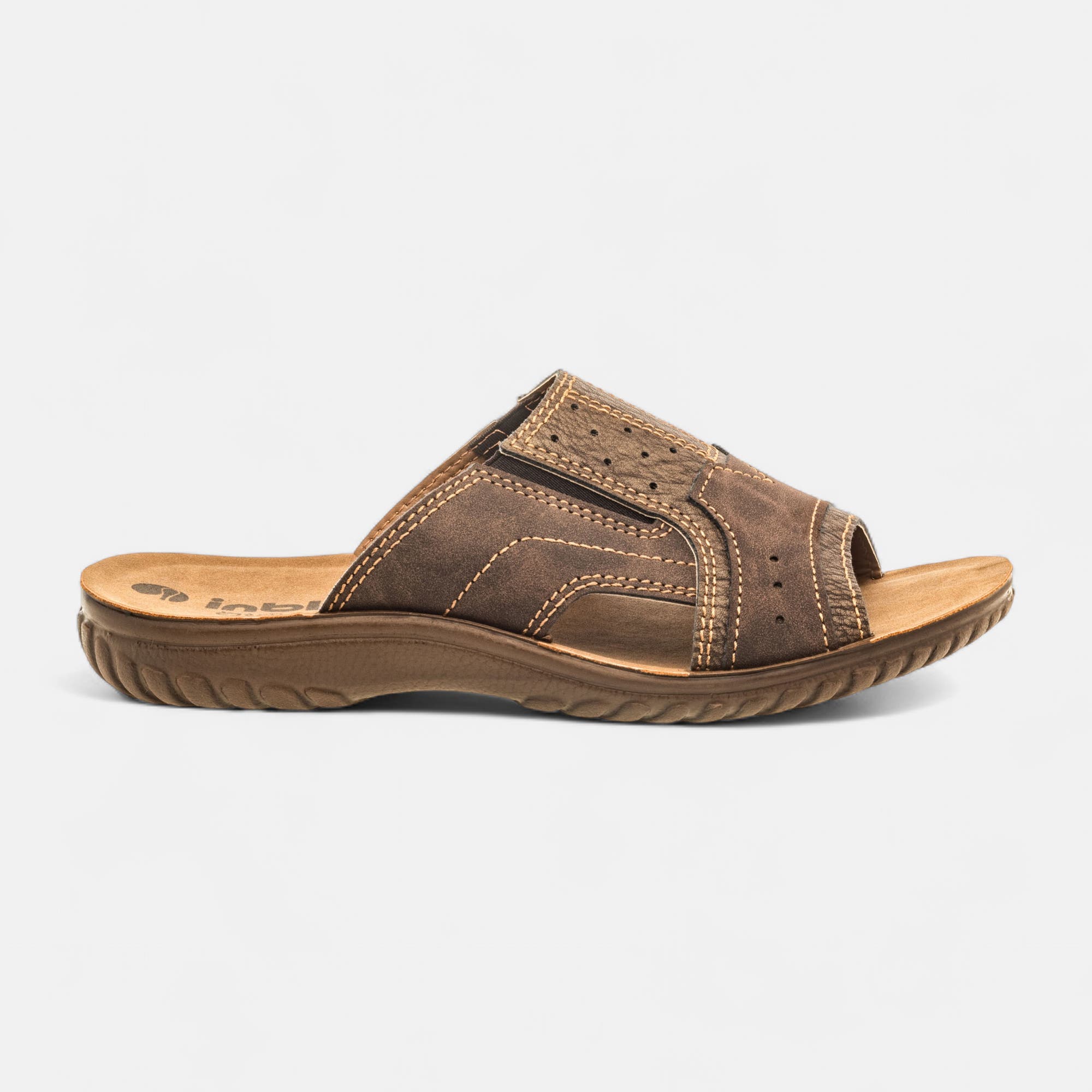 Mules Homme marron