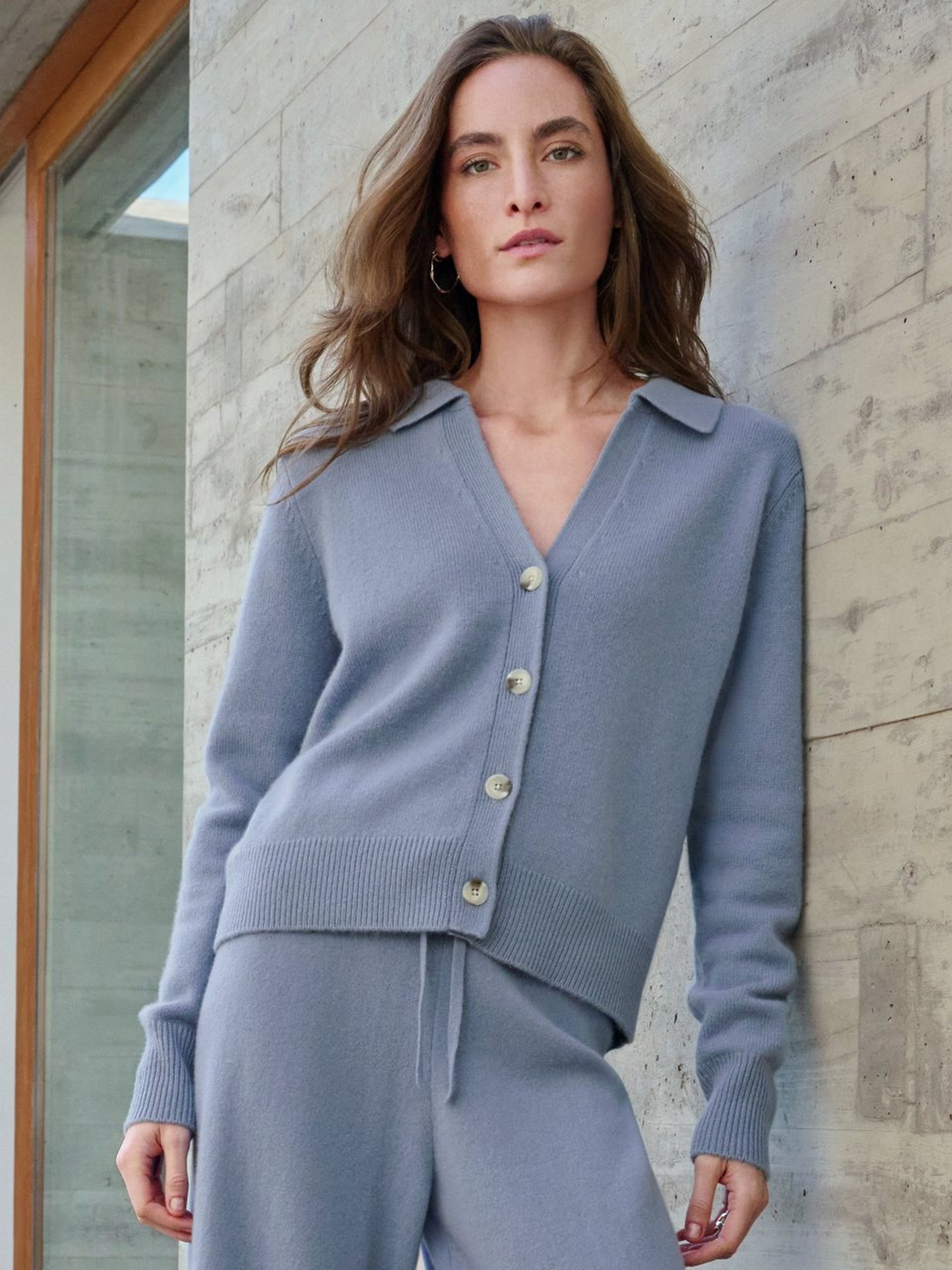 Strickjacke aus 100% Premium-Kaschmir