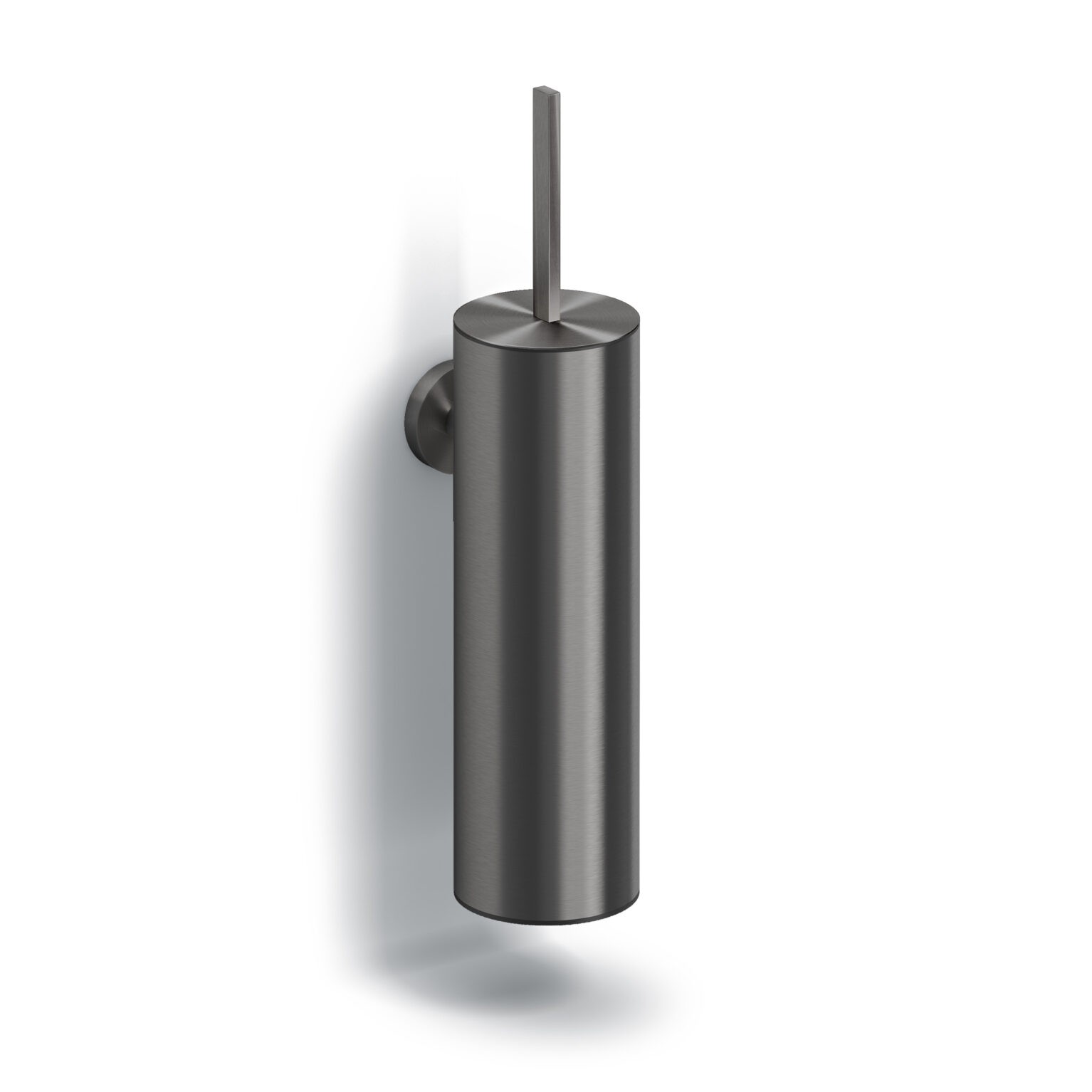 Clou Flat toiletborstel gunmetal geborsteld PVD