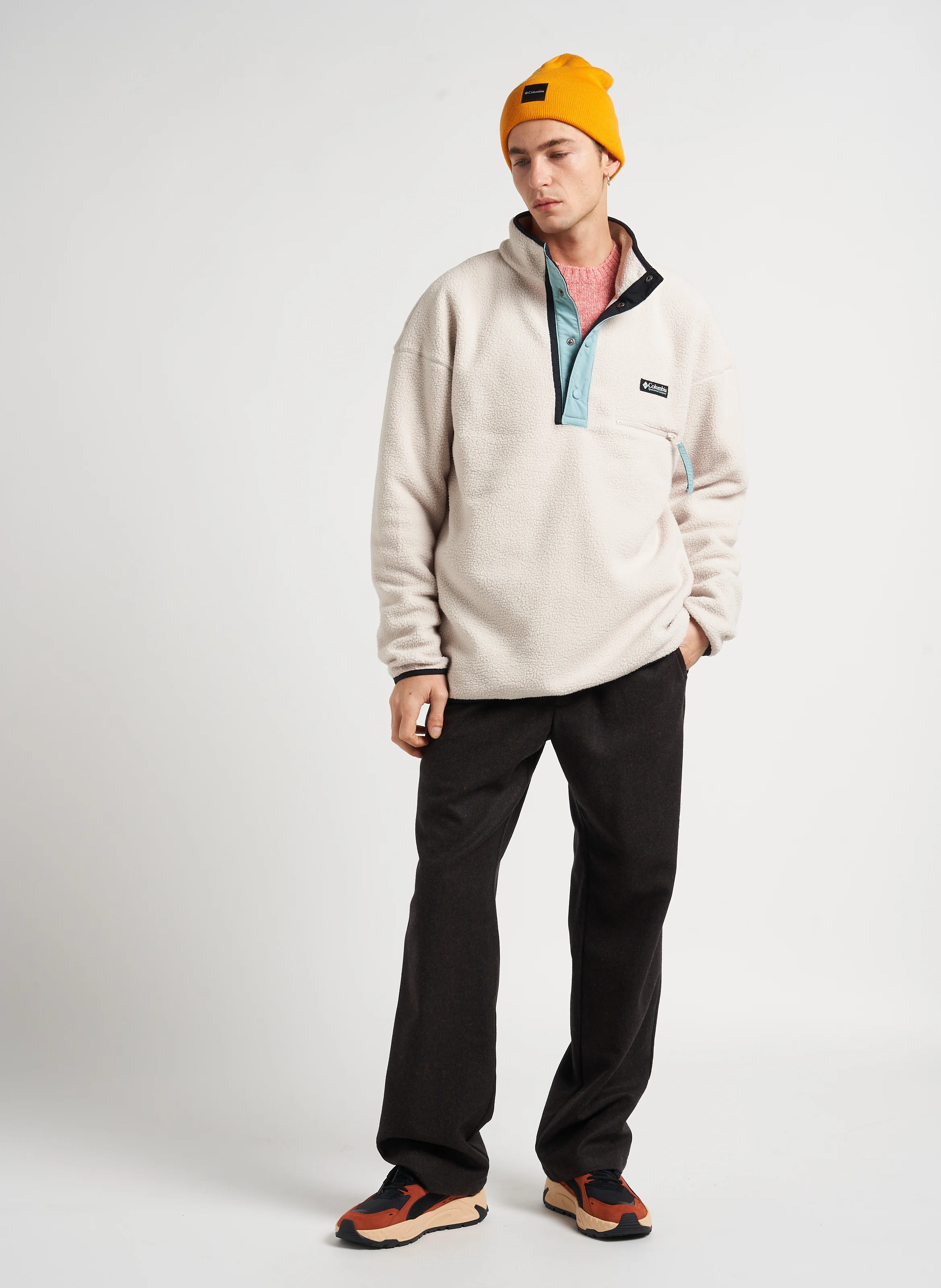 PARSH TERRA - Pantalon droit en laine vierge | Marron