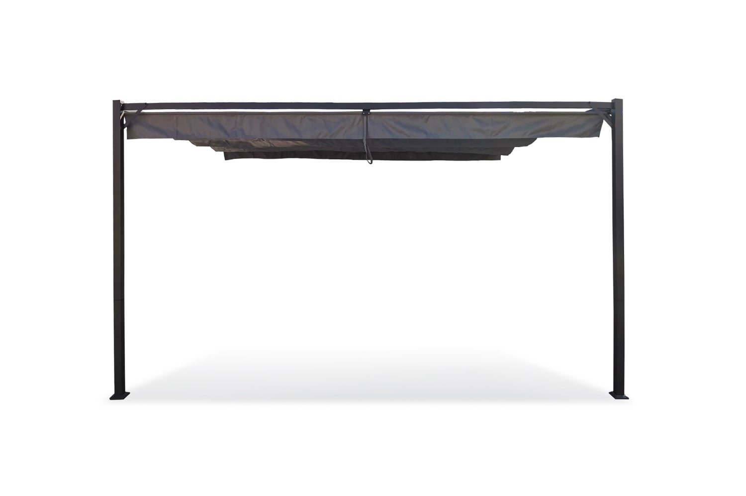 Pergola NOOSA 400L300 Lichtgrijs Wandmontage