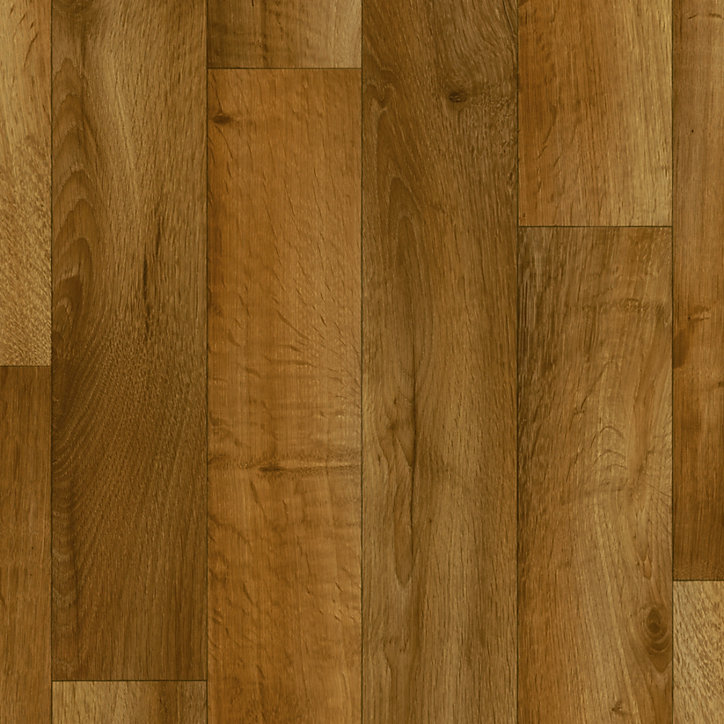 Rouleau PVC Ecofloor chêne moyen L.2 m (vendu au m²)