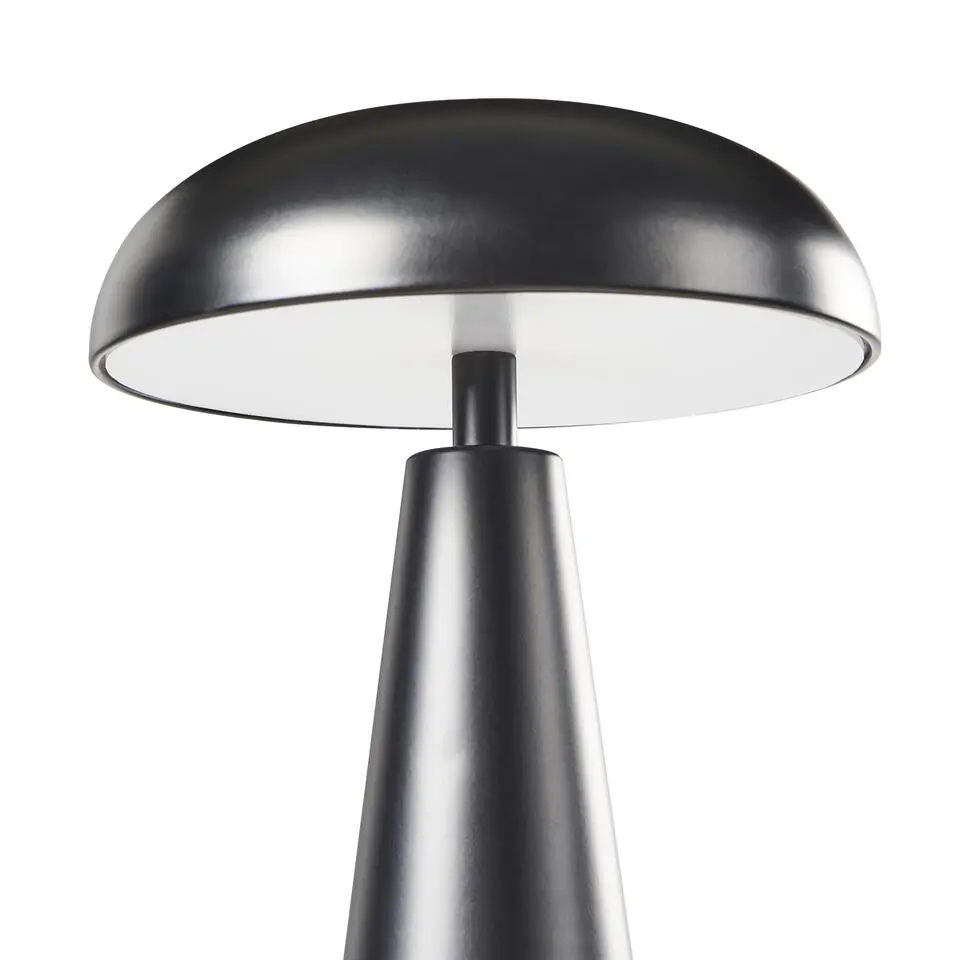 BOCONO - Draadloze LED tafellamp - Zwart - IJzer