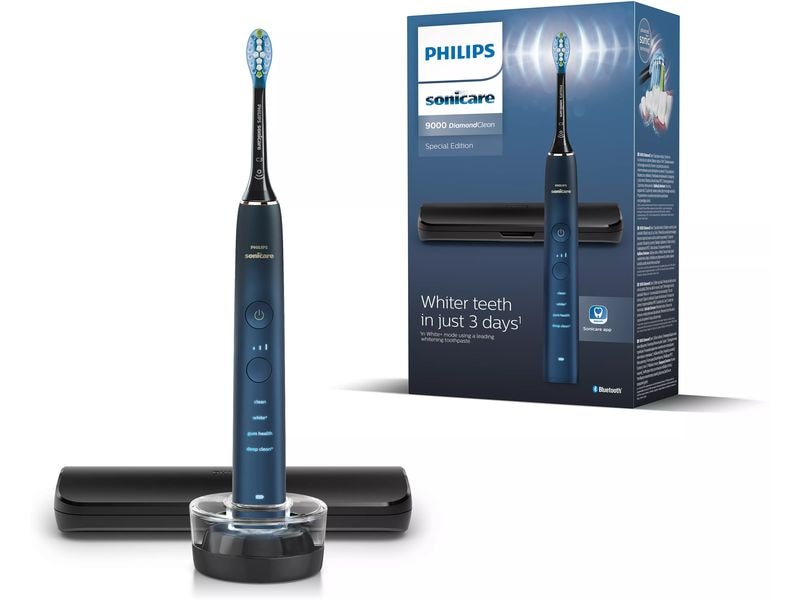 Philips Schallzahnbürste DiamondClean 9000 HX9911/88 Elektrische Zahnbürste