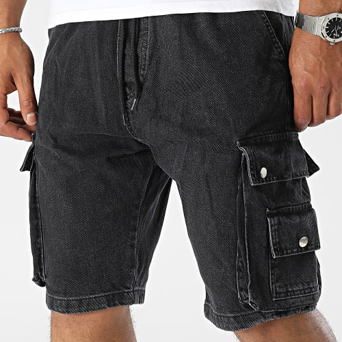 Short Cargo Jean Noir