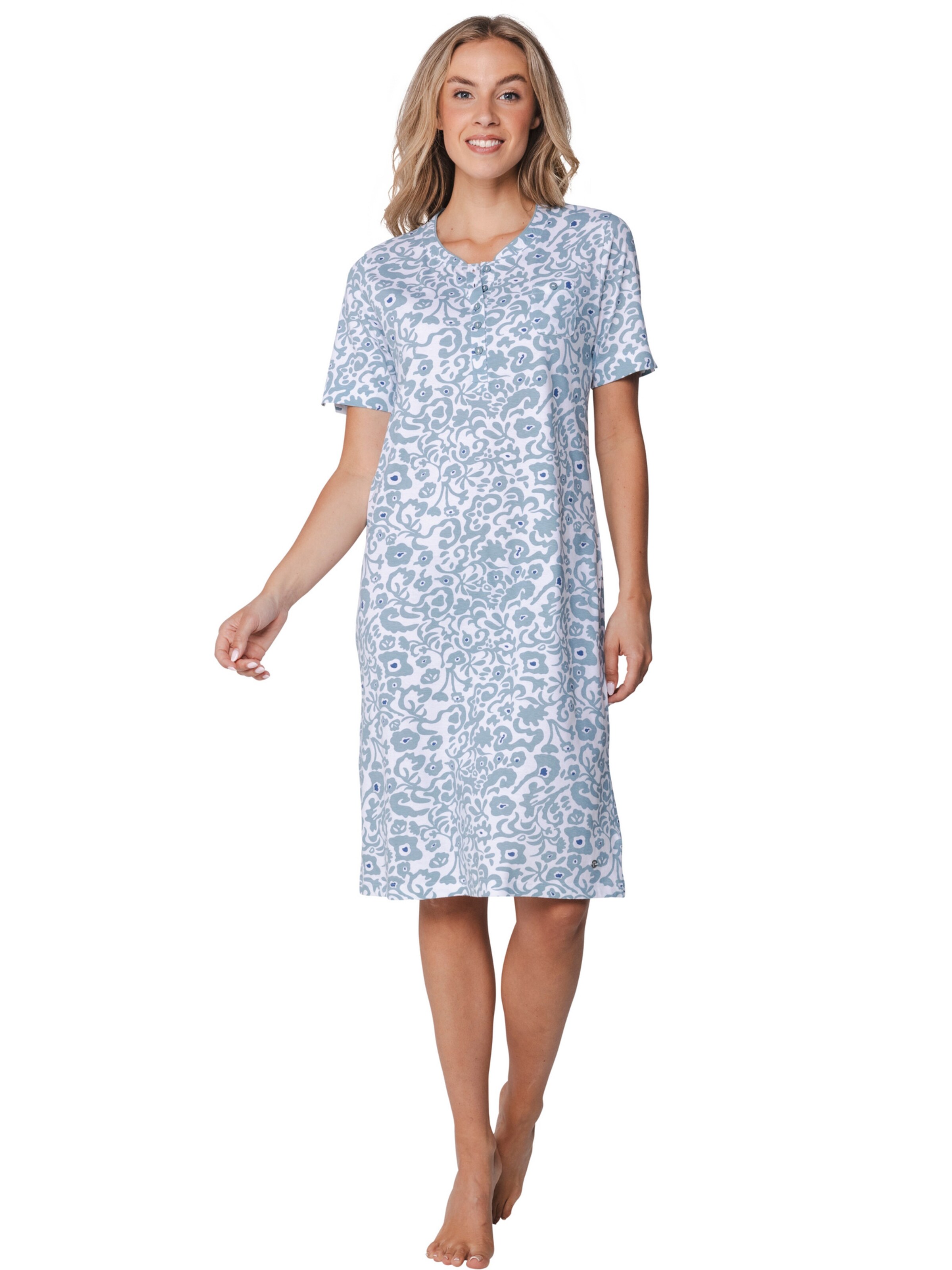 Pastunette Dames nachthemd blauw