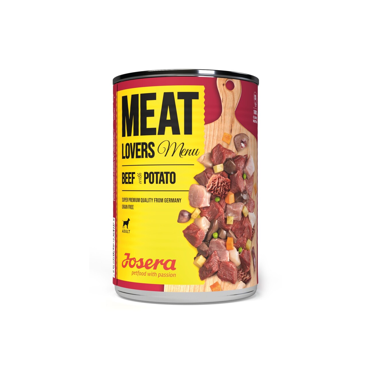 Josera Nassfutter Hund, Adult, Meat Lovers Menu, Rind 6x400 g
