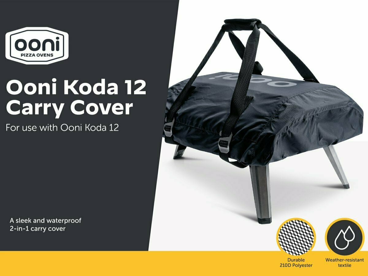 Ooni Koda 12 pizzaoven 2-in-1 draagtas en beschermhoes
