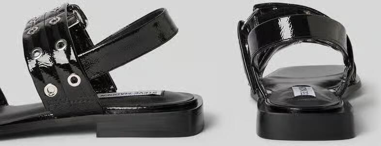 Steve Madden Zwarte Patent Saria E Sandalen Schoenen