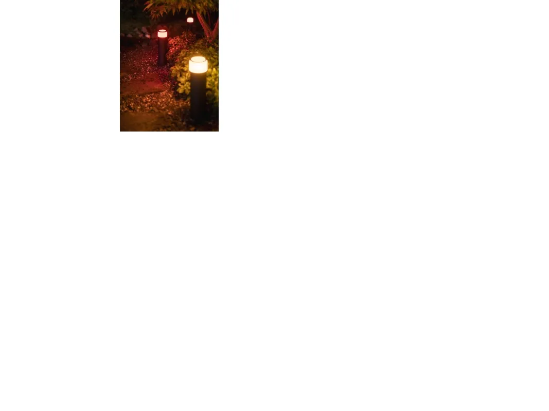 Philips Hue White Color Ambiance Calla Udendørs Høj Bedlampe - Low Volt Extension
