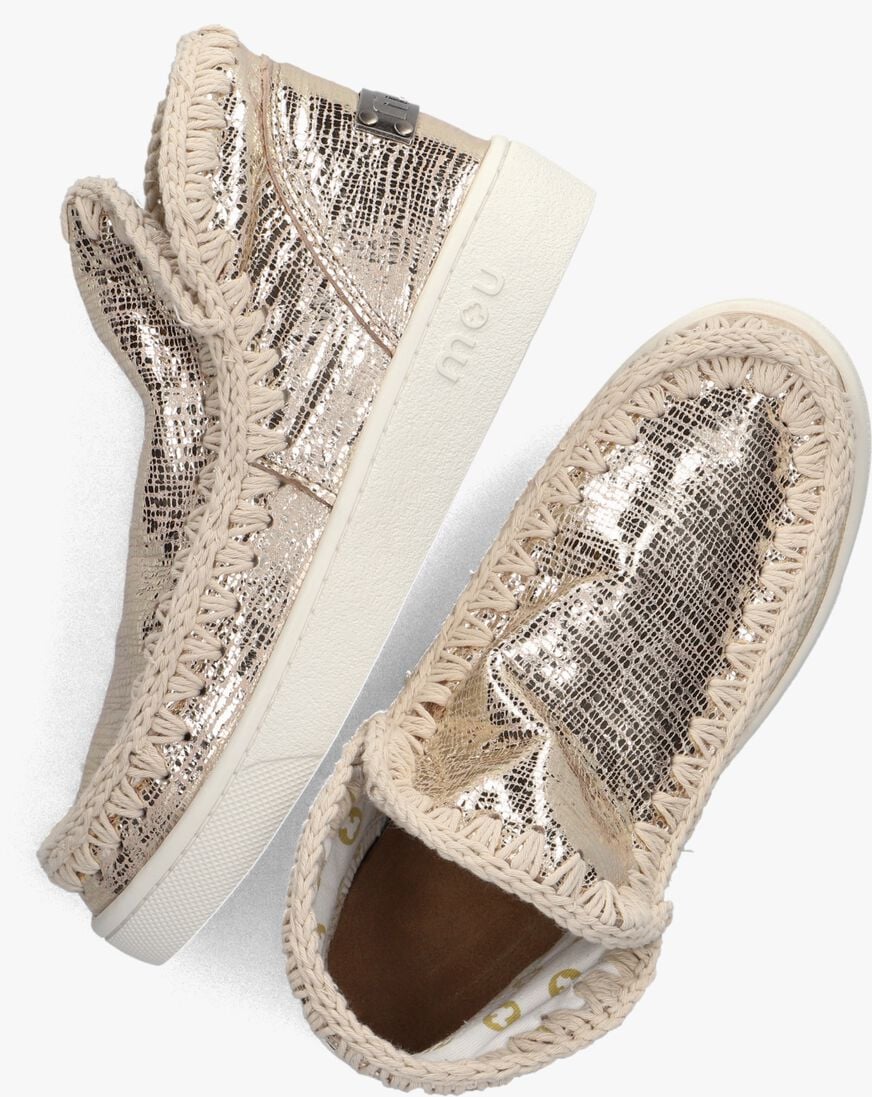 gouden mou boots eskimo sneaker