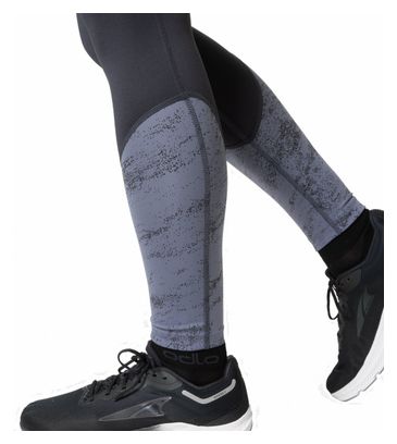 Collant Long Femme Odlo Essentials Print Bleu