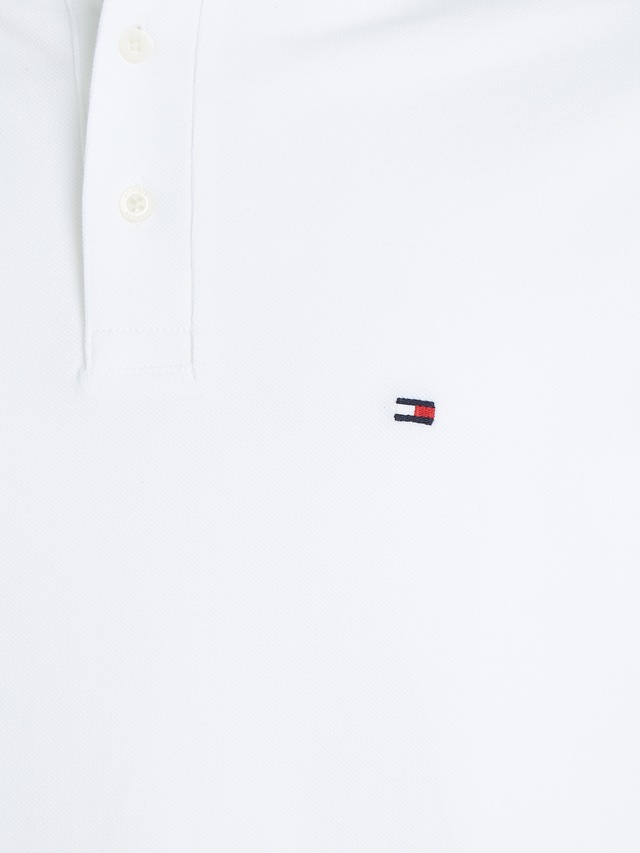 Tommy Hilfiger Poloshirt »1985 SLIM POLO mit Stickerei und Piqué-Qualität«, unifarben, casual, slim fit, Baumwollmix, Polokragen