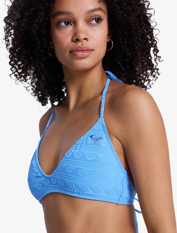 Paradise Wave Set Ensemble bikini triangle deux pièces Bleu Femme