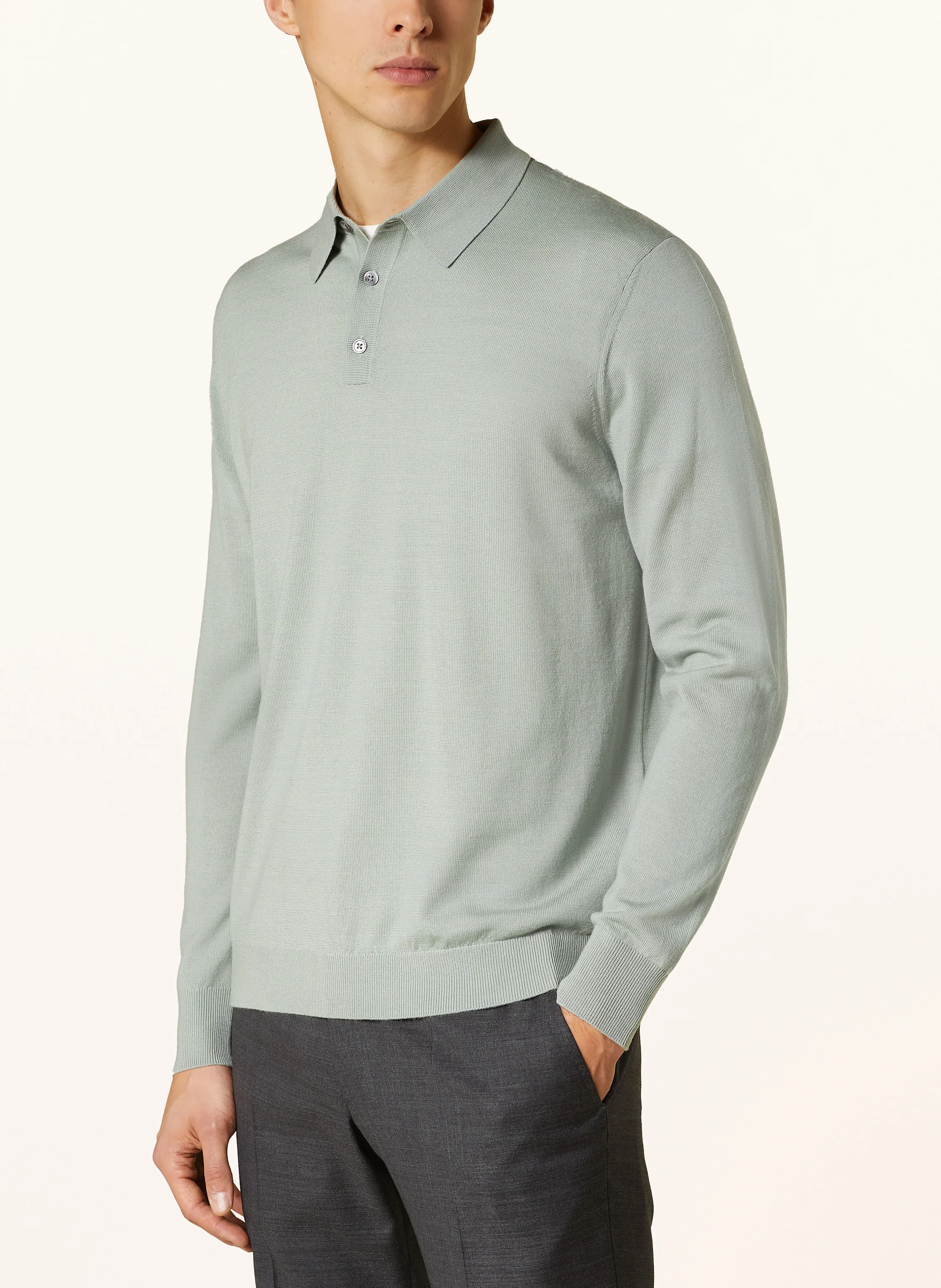 STROKESMAN'S Strick-Poloshirt