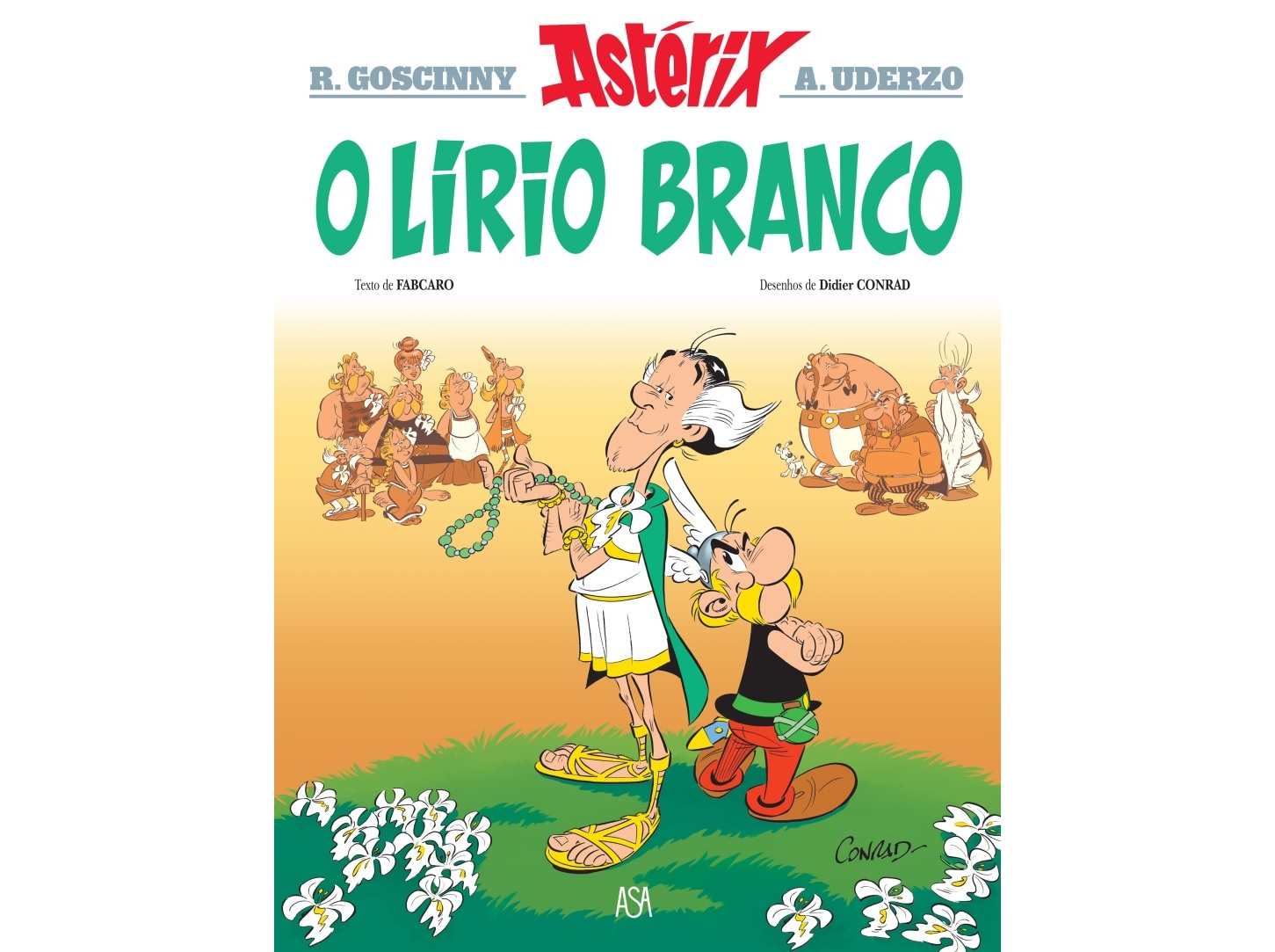 LIVRO ASTÉRIX 40 - O LÍRIO BRANCO DE JEAN-YVES FERRI