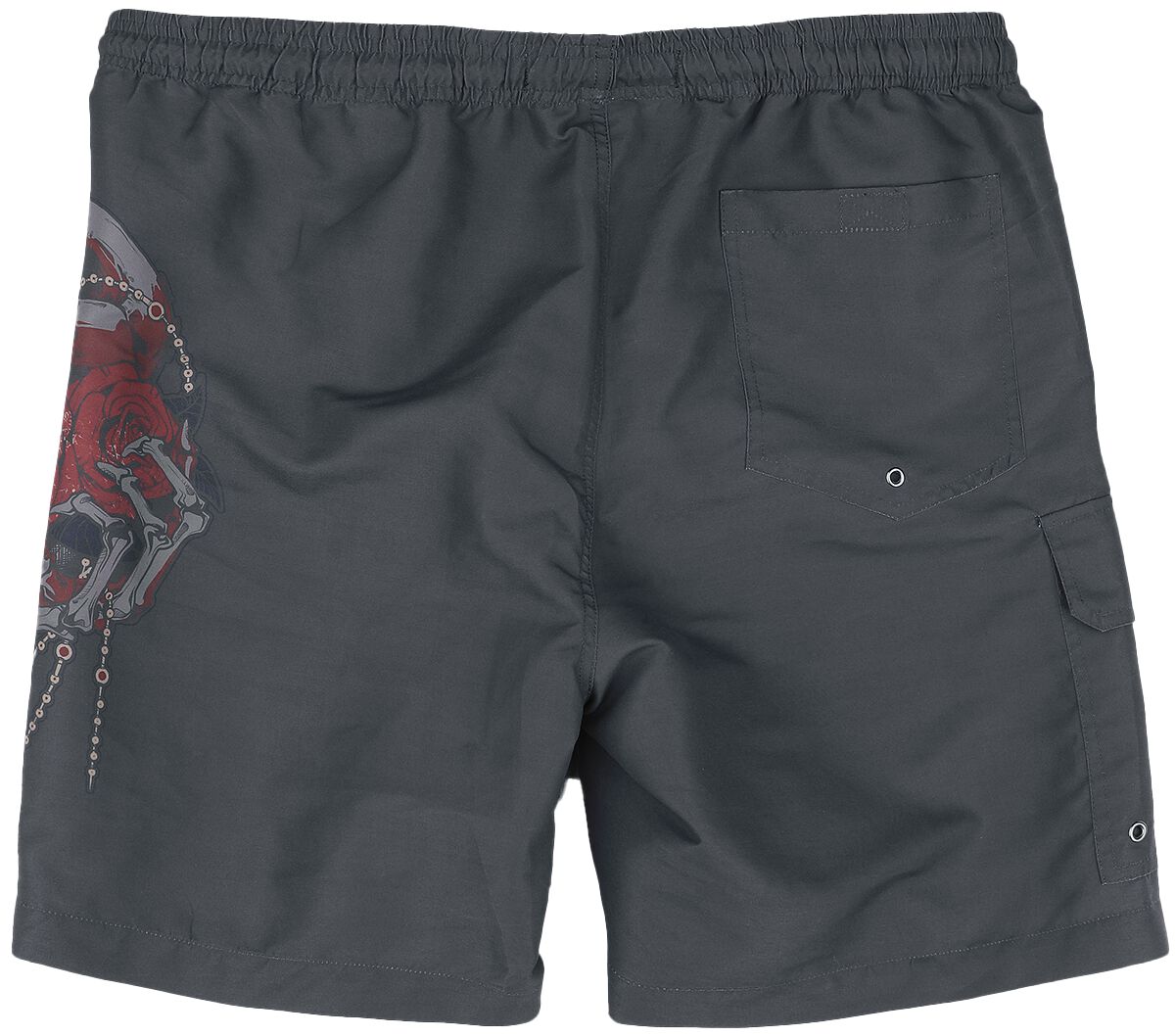 Swim Shorts With Roses | Rock Rebel by EMP Short de bain