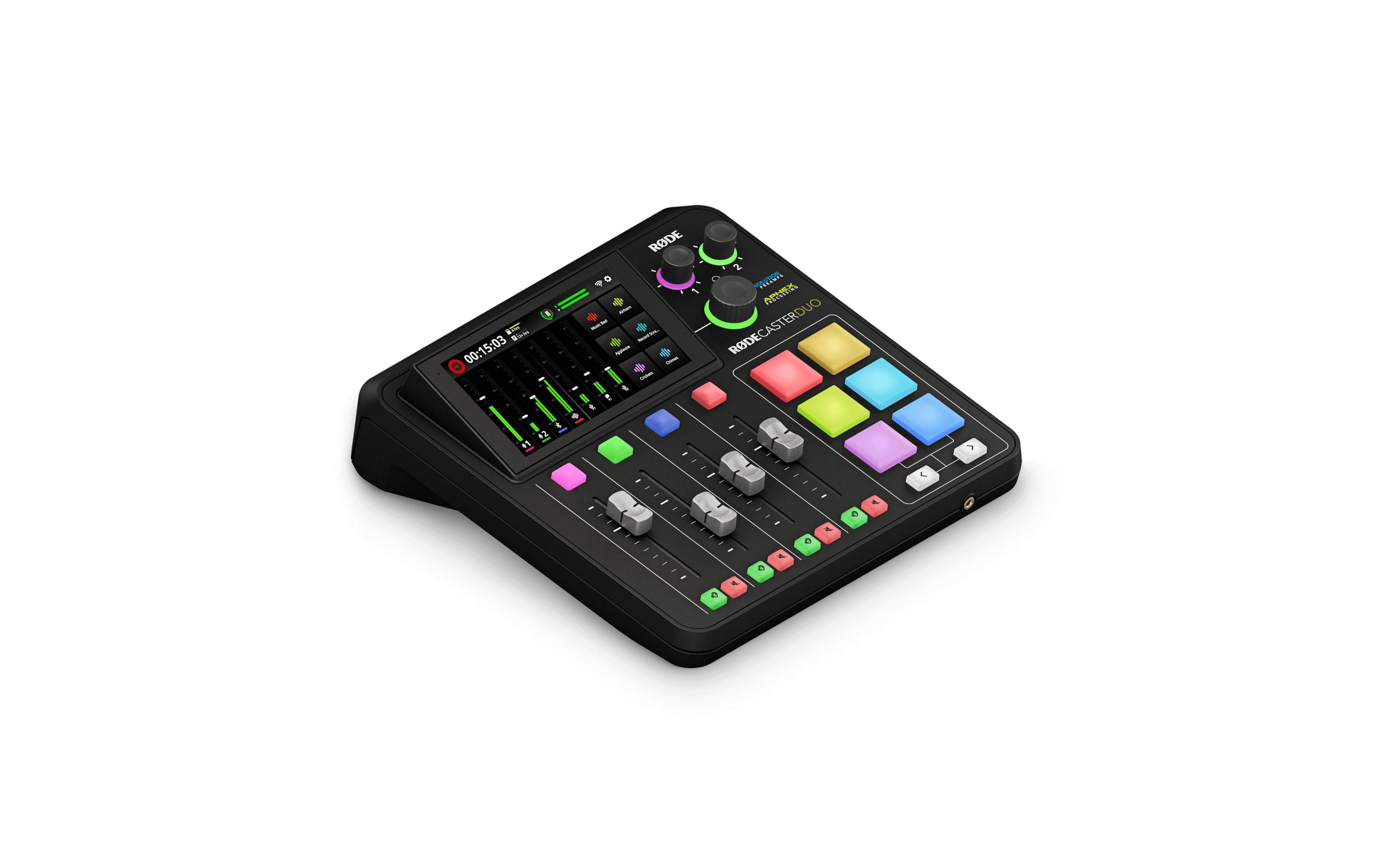 Mischpult RODECaster Duo<br>Integriertes Audioproduktionsstudio