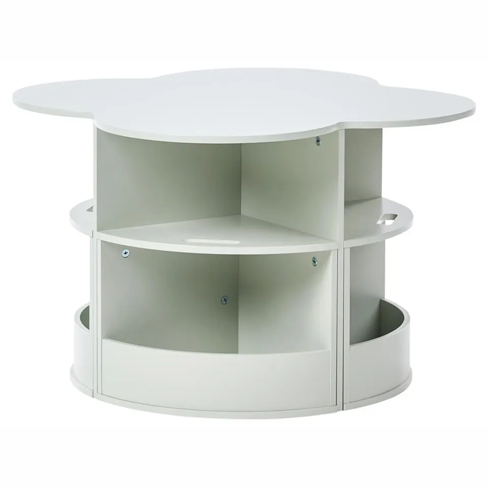 TIBOO - Kindertafel met stoelen - Lichtgroen - MDF