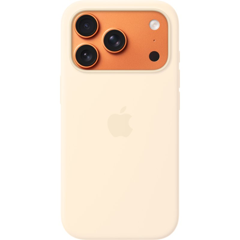 Apple Coque en silicone avec MagSafe pour iPhone 17 Pro - Vanille